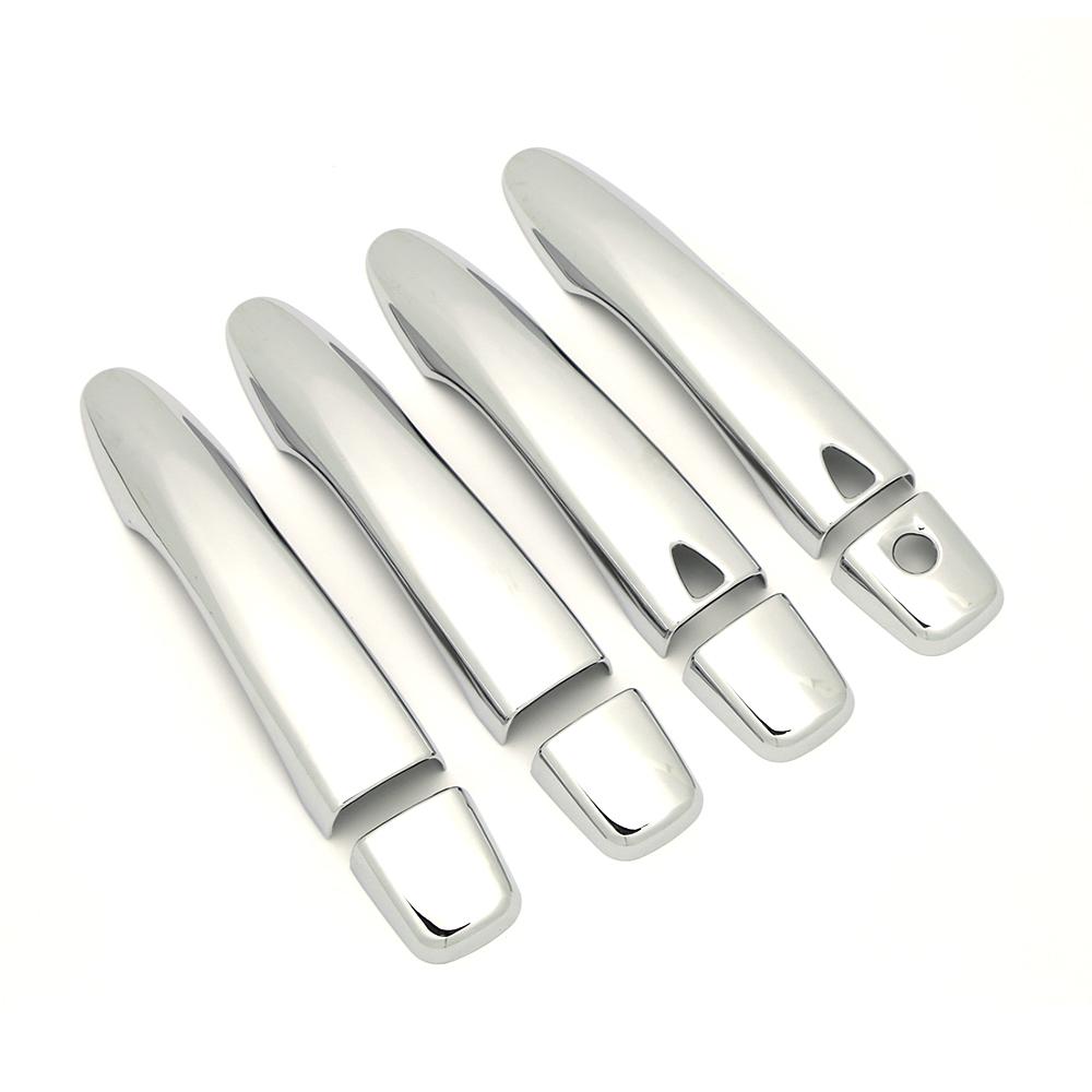 Для Nissan Pulsar C13 2015-2018 внешний вид автомобиля изменить хромированная крышка дверной ручки декоративная накладка защита