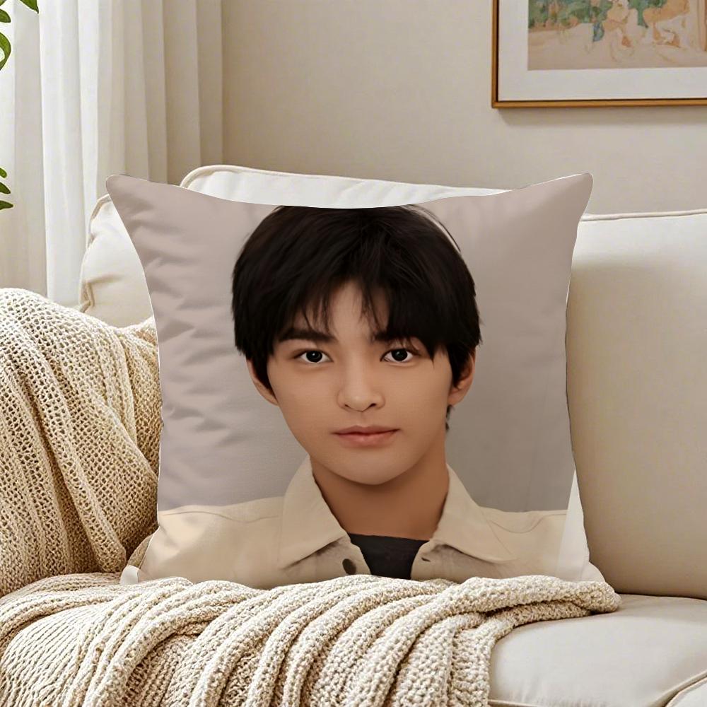 Person KPop CCORTIS KKEONHO Cushion Cover Pillowcase Antidustmite living Room Sofa Decor Cushion Room