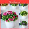 Реалистичные искусственные цветы в горшке для домашнего и уличного садового декора