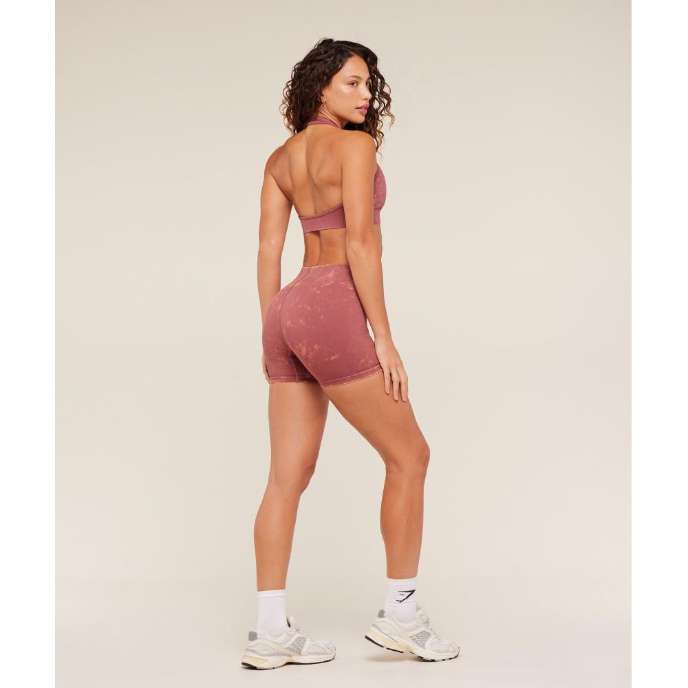Gymshark Стальные бесшовные шорты Gs Reset Розовые B6b3p Kdgz