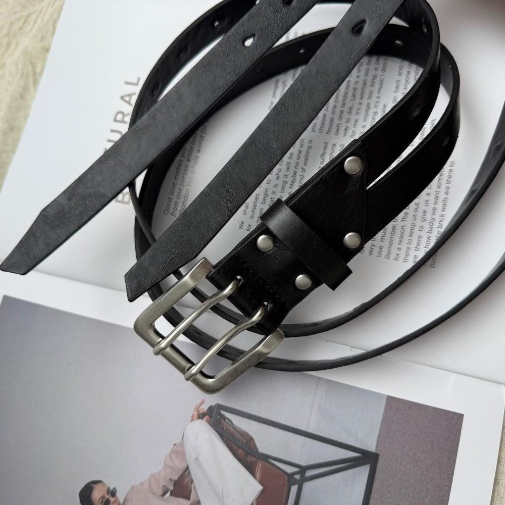 Vintage Waist Belt Leather Dress Jeans Belt Fashionable Women's Belt Spicy Girls