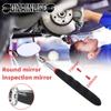 Зеркало для осмотра на 360°, телескопическое, выдвижное, зеркало для осмотра днища, удлиняющее, механические инструменты, линза для обнаружения, инструмент для ремонта автомобиля