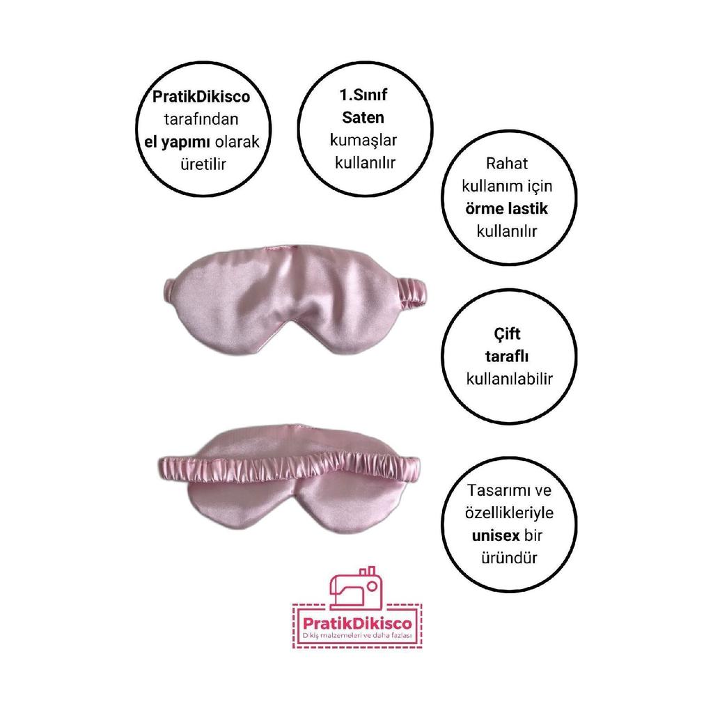 Атласные черные очки для сна/повязка на глазу