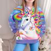 Children's Fashionable Printed Hooded Sweatshirt Casual Sportswear