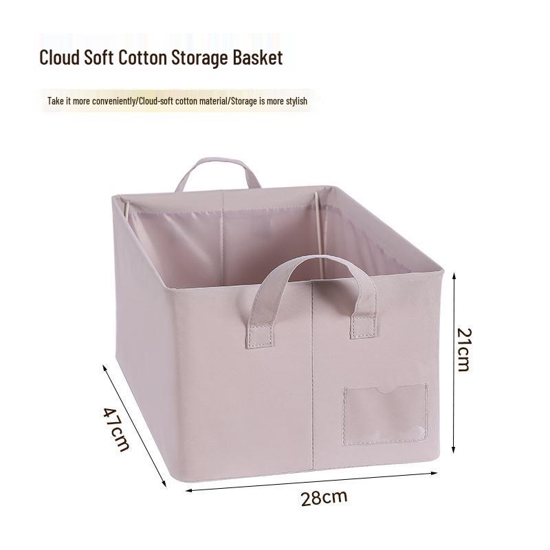 Складной органайзер из ткани с ионным стальным каркасом: Большой ящик для хранения одежды и книг.