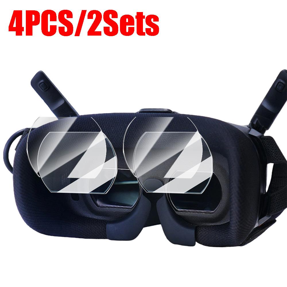 1-5 комплектов Защитное стекло для экрана DJI Goggles N3 Полное покрытие Защитная пленка для DJI N3 AR HD Защита от царапин Прозрачное стекло