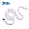 FENASY White Natural Freshwater Pearl Necklace for Women 8-9mm Pearl Jewelry 45cm Choker Necklace