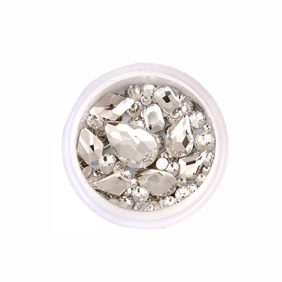 1 коробка маникюрный декор блестящие ногти красота горный хрусталь модный 3D декор ногтей для накладных ногтей