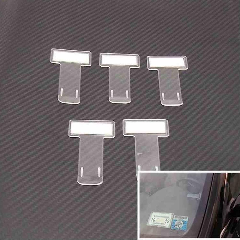 Автомобили, автозапчасти, билет на парковку, разрешение, держатель для лобового стекла, зажим для лобового стекла, 5 шт., автомобильный клей