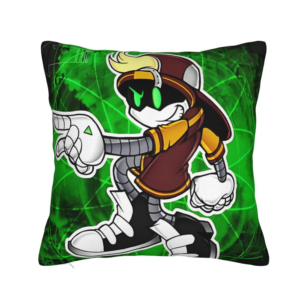 Murder Drones Square Pillow Covers Polyester Car Uzi Doll Art Cushion Case Creative Decor Throw Pillow Case 4545