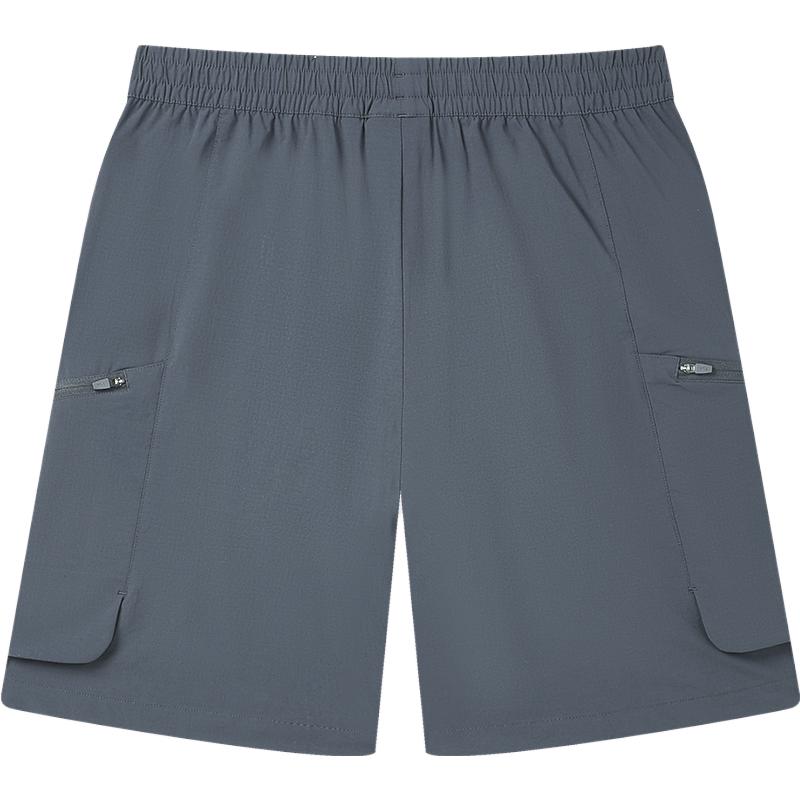 Fila Флисовые однотонные шорты свободного кроя до колена, мужские, серые F11M338804F-GY