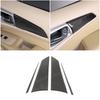 Carbon fiber Front inner door panel Trim Sticker For Nissan Pathfinder 2013-18