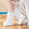 Space Moon Fashion Snow Boots Women's 2025 Winter New Thickened Thermal Sleeve Cotton Boots Non-slip and Wear-resistant Straps