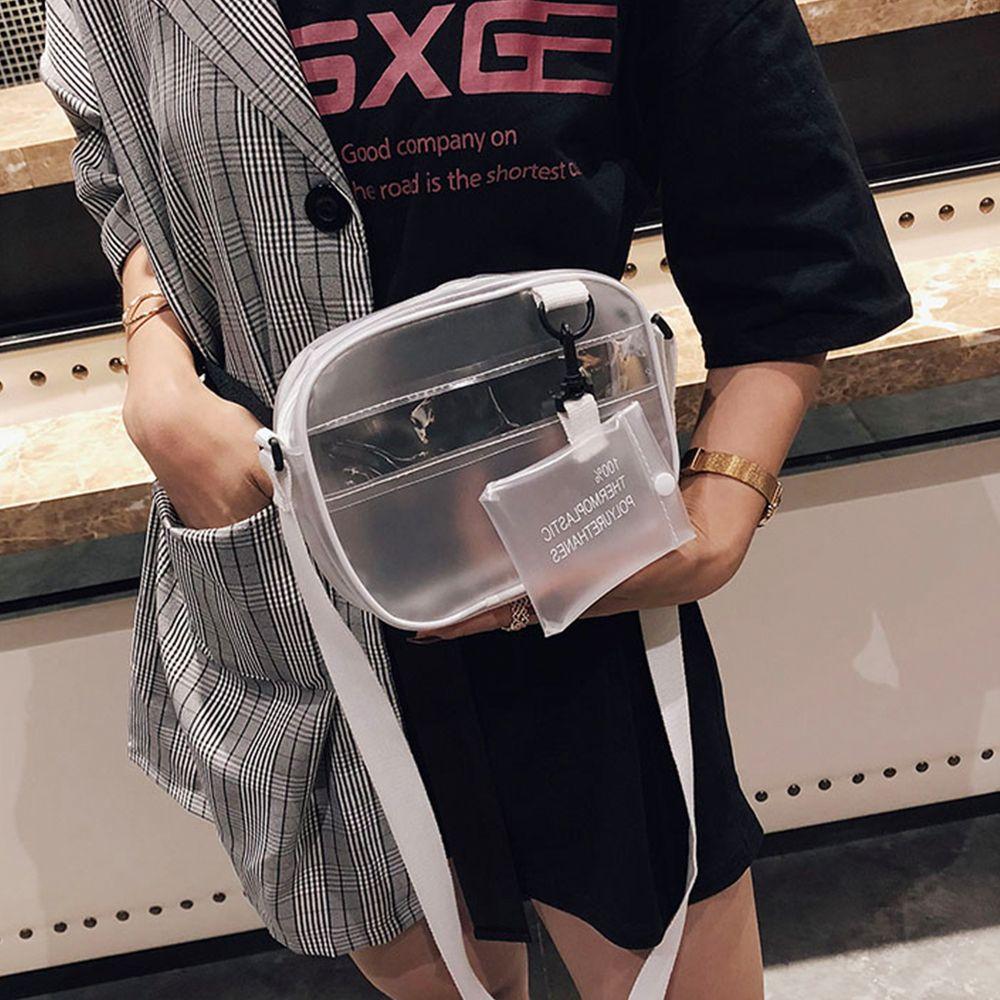 Bags Coin Purse All-match Transparent Bags Women Shoulder Backpack Crossbody Bag Korean Style Bag