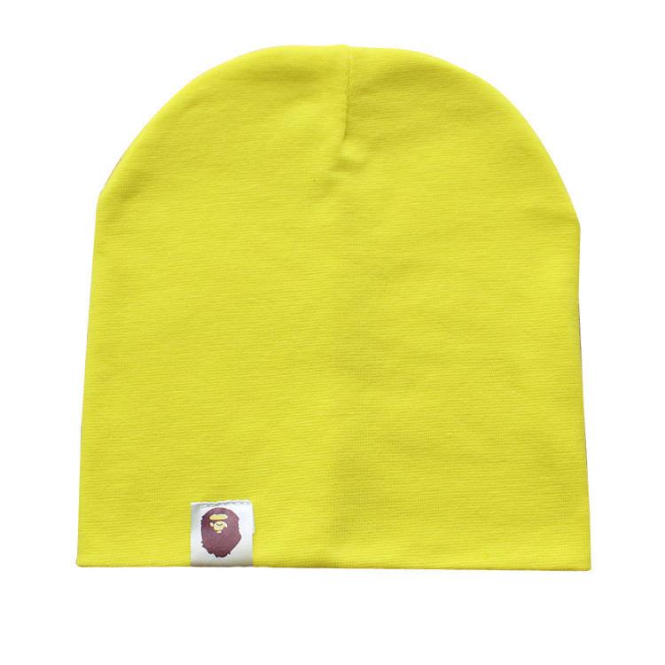 Новая детская уличная танцевальная хип-хоп шапка хлопковая шапочка весна осень малыша шапка для мальчиков и девочек зимняя теплая однотонная полосатая детская шапка