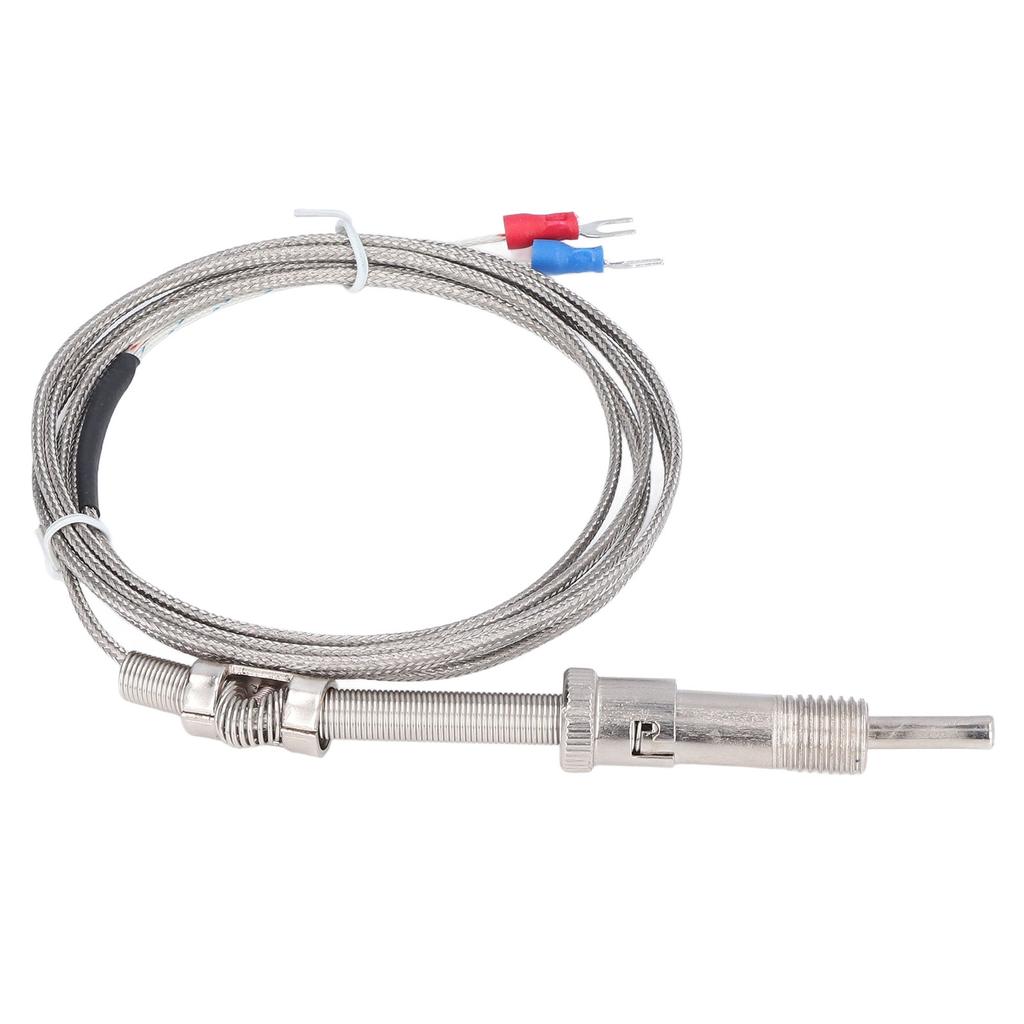 K Type Screw Probe Temperature Sensor Straight Handle Thermocouple Transducer 0?800 Celsius  WRNT