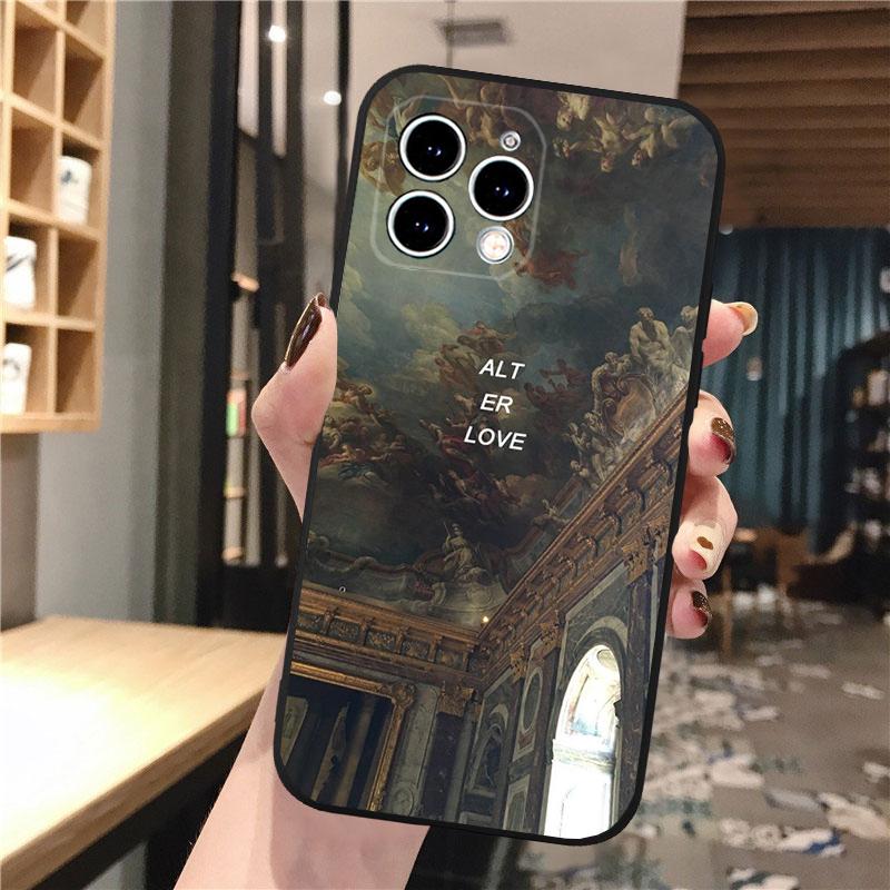 Renaissance Art Painting Phone Case For Iphone 15 14 Pro Max 13 12 11 Pro Max XSMax XR 12 13 Mini 14 Plus Shell