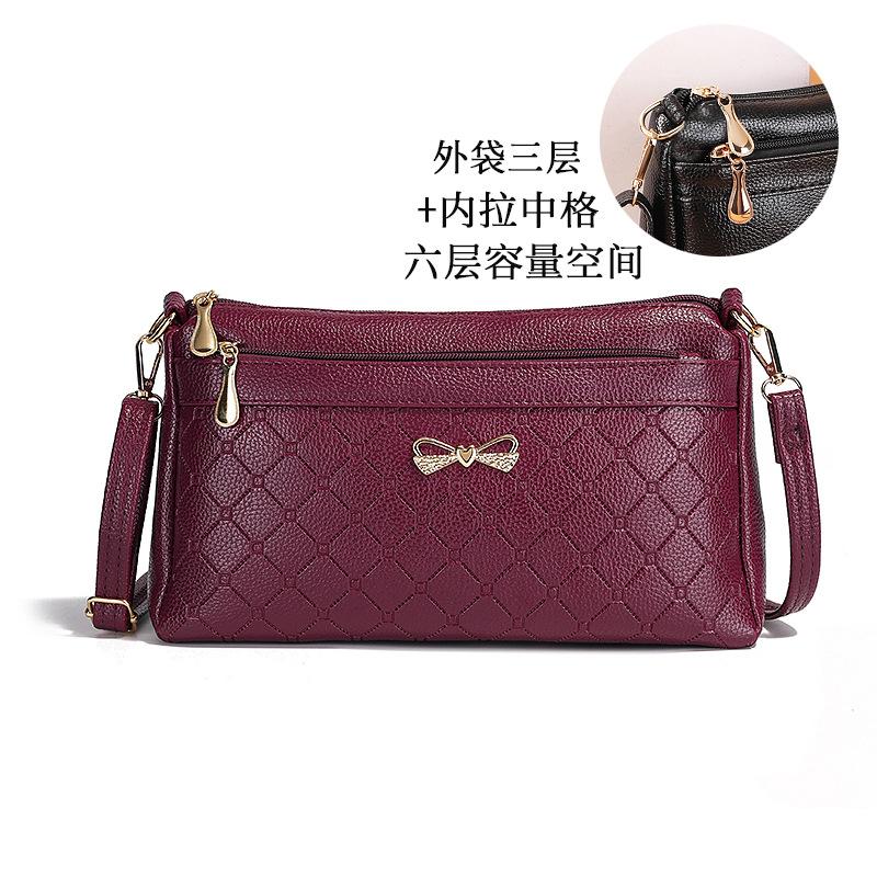 Guangzhou Bags Women's Summer Large-capacity Women's Bags Fashion Shoulder Messenger Bags Multi-layer Lightweight Medium and Small Bags