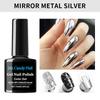 Металлический лак для ногтей гель зеркало серебряная живопись 3D металлическая живопись лак для ногтей клей для домашнего салона красоты
