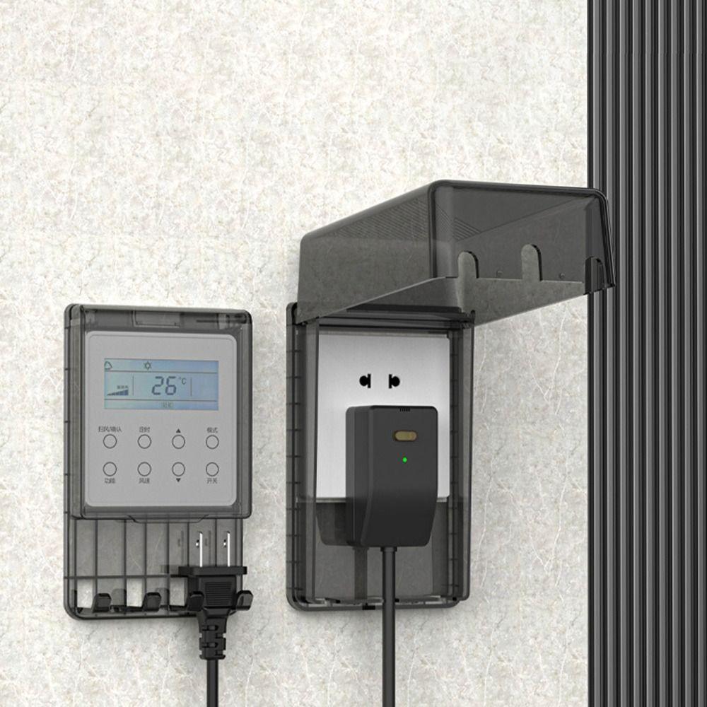 Прозрачная защитная крышка для выключателя, водонепроницаемая заглушка, водоудерживающая коробка, защита розетки для дома