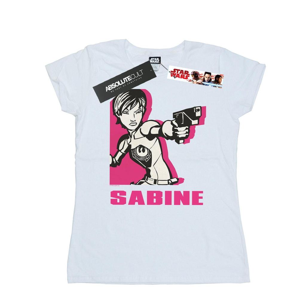 Star Wars Womens/Ladies Rebels Sabine Cotton T-Shirt