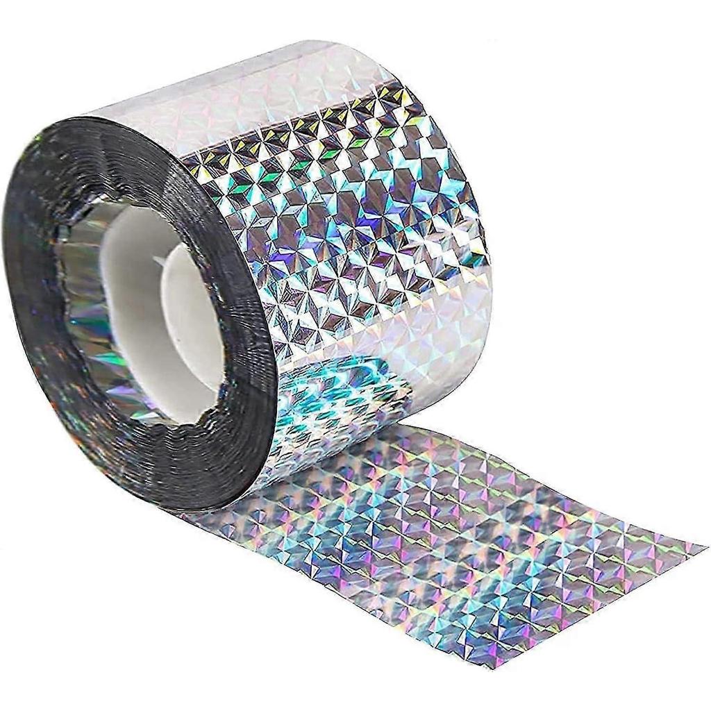 80M*4.8CM Bird Repellent Tape Bird Repellent Tape Scarecrow Garden Birdcatcher Reflective Pigeon Bird Guard