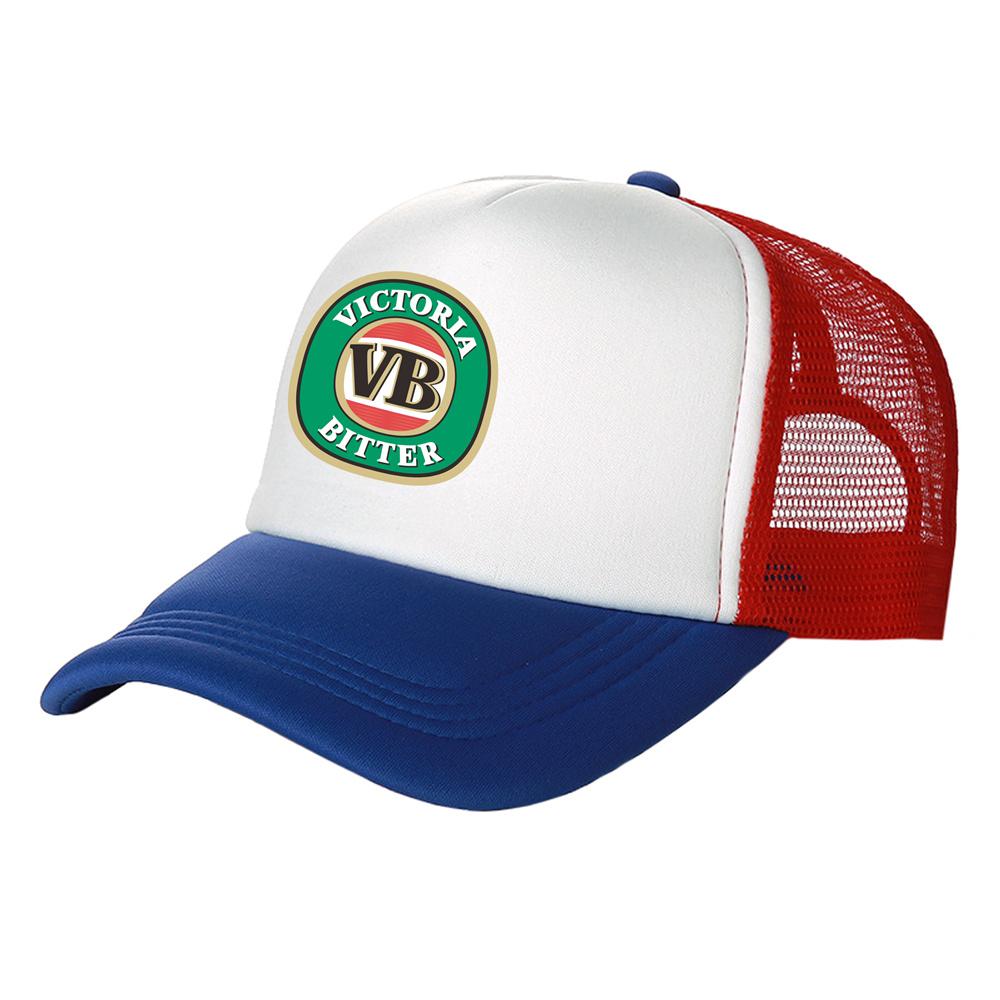 Кепки Тракерки Victoria Bitter Унисекс Крутые Бейсболки Летние Сетчатые Snapback Кепки