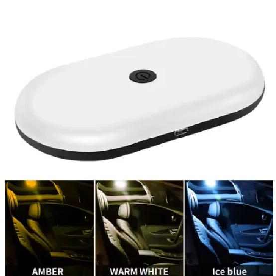 Car Roof Light Interior Lighting Magnetic Ceiling Atmosphere Light Reading Light Cabinet Bedroom Lighting Wireless USB Charging