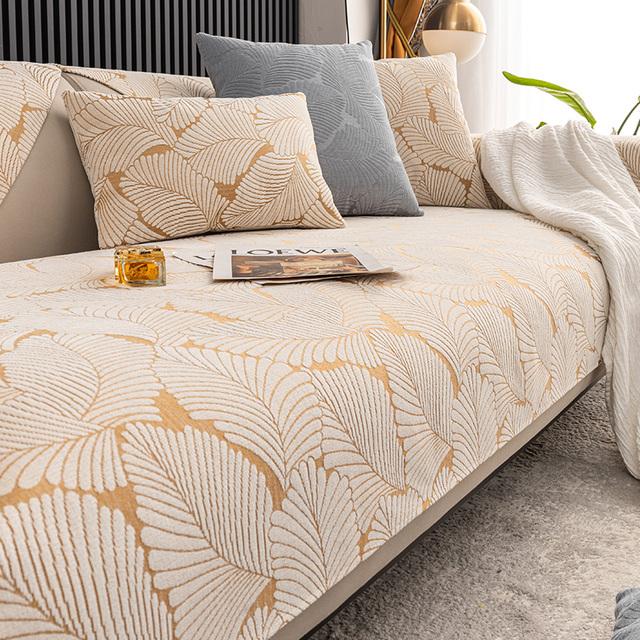 Чехол для дивана из ткани шенилл, для кошек, домашних животных, для детей, коврик для дивана, однотонный секционный диван, чехлы, нескользящие, моющиеся, коврик для дивана, гостиная