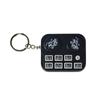Creative Mini Dj Machine Music Keychain Funny Luminous Sound Toy Keyring Car Key Holder Bag Pendant Backpack Hanging Decoration