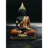 Статуя сидящего Будды из полирезины, экспонат для домашнего декора, украшения, подарка, подарочных товаров 1 фото (ЧЕРНЫЙ розовый), религиозный