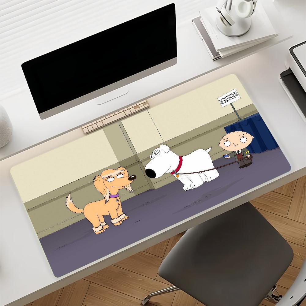 Cartoon FFamily Guy Mouse Pad Nonslip Rubber Computer Mat Gamer Balance Decoracion Deskmat Laptop Office Large