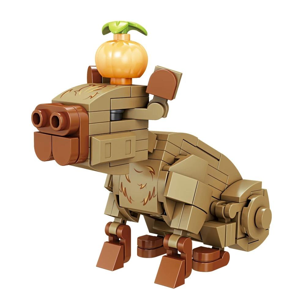 Фигурки животных Лиса Кенгуру Фигурка жирафа Модель Строительные блоки Наборы Игрушки для детей Дикие животные Детские подарки