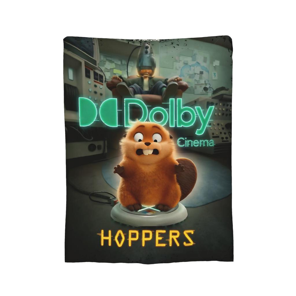 Cartoon Movie Hoppers blanket Cover Flannel Soft Throw blanket for Car Sofa Couch Bedroom Quilt