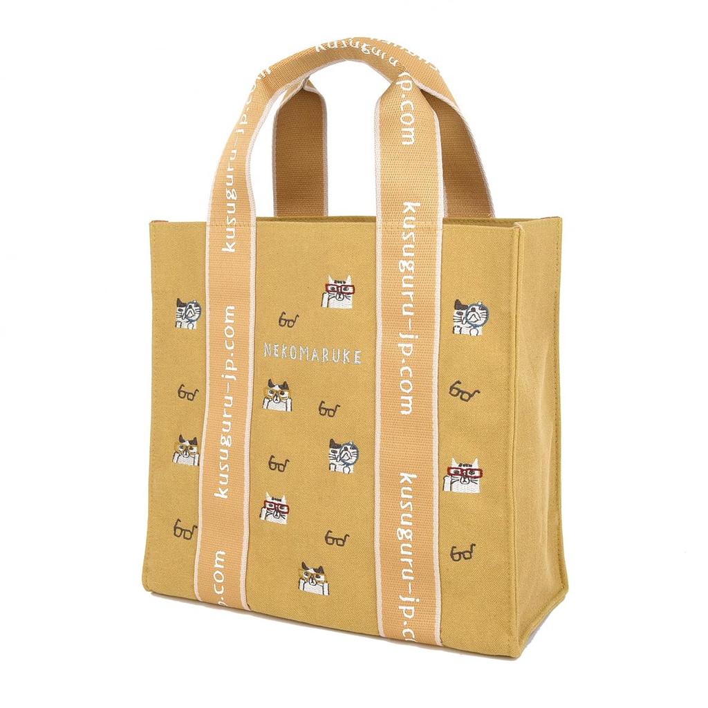 Kusguru Japan Mini Square Bag, Cat-Shaped Mini Square Bag, Women's, 247510, Mustard