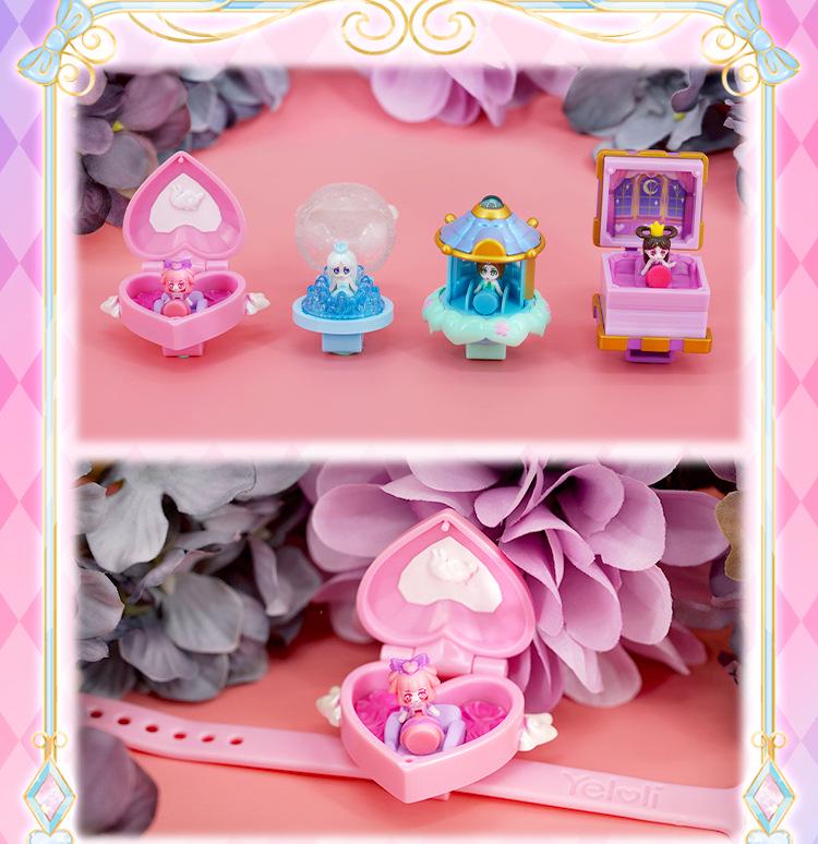 Ye Luoli Ice Princess Jewelry Set: Gem Bracelet & Love Ring - Girls' Toys & Gifts