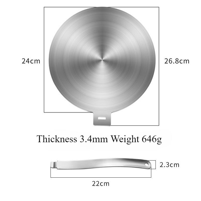 28 см нержавеющая сталь рассеиватель тепла кольцо пластина тепловой проводник гриль варочная поверхность газовая и электрическая плита для кухонной кастрюли
