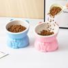 Ceramic Cat Bowl Cute Dog Food Feeding Basin Pet Supplies Pet High Foot Bowl Water Container