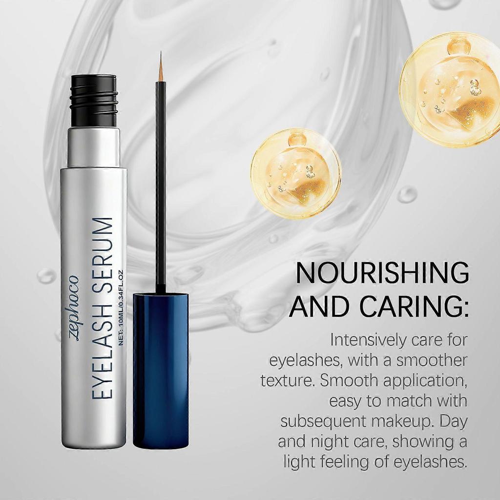 Zephoco Mascara Liquid - Lightweight Texture, Easily Absorbed, Delicate Brush, Voluminous, Natural Shine, Daily Eye Makeup Care