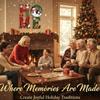 4 pcs Self Adhesive Home Letter Decor Wooden Wall Decor Christmas Wall Decoration  New Year