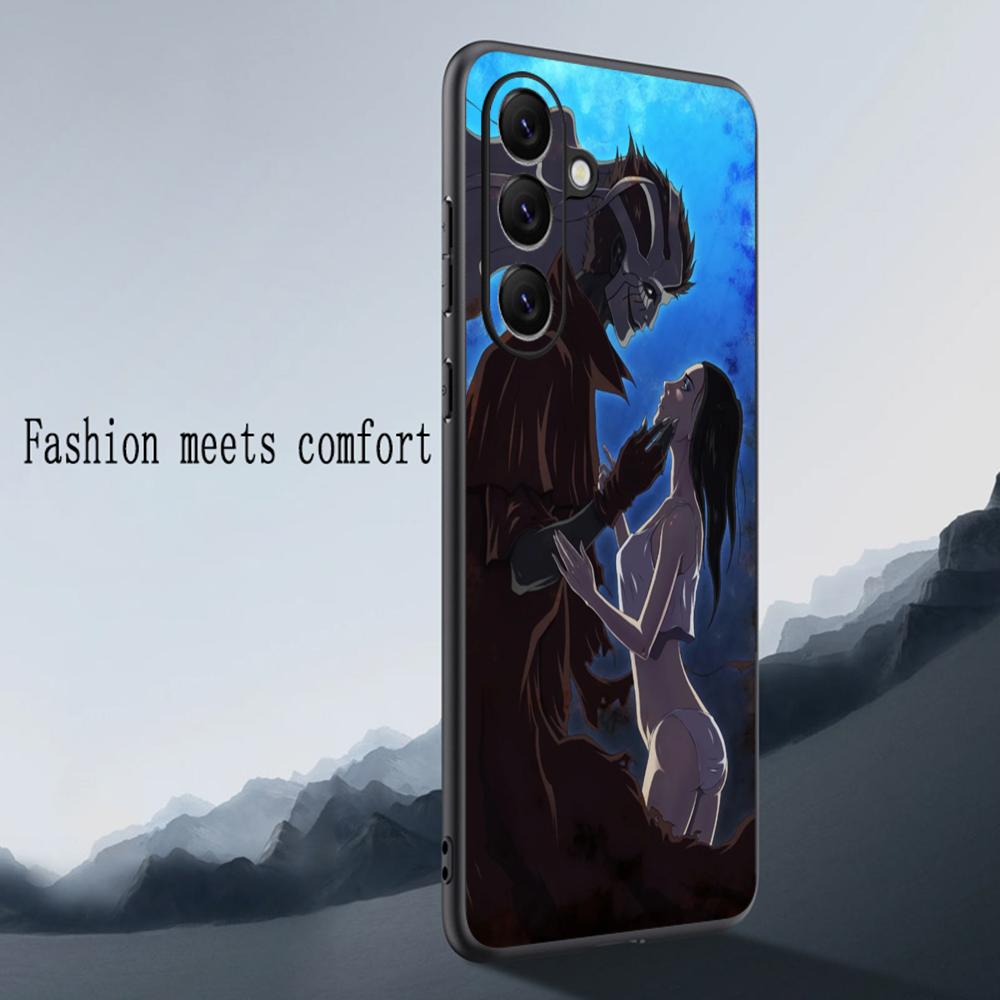 Чехол для телефона Ergo Proxy Y2K girl japan anime Для Samsung Galaxy S26 S25 S24 S23 S22 S21 Plus Ultra Note20 Мягкий Черный