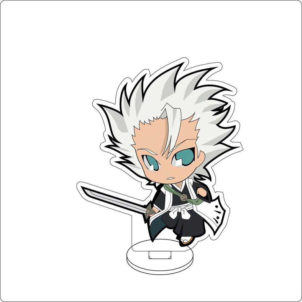 10 см Аниме BLEACH Фигурка Подставка Модель Грэммджоу Джагерджак/Урахара Киске/Куросаки Ичиго Милый Декор для Стола Стоячий Знак Подарки