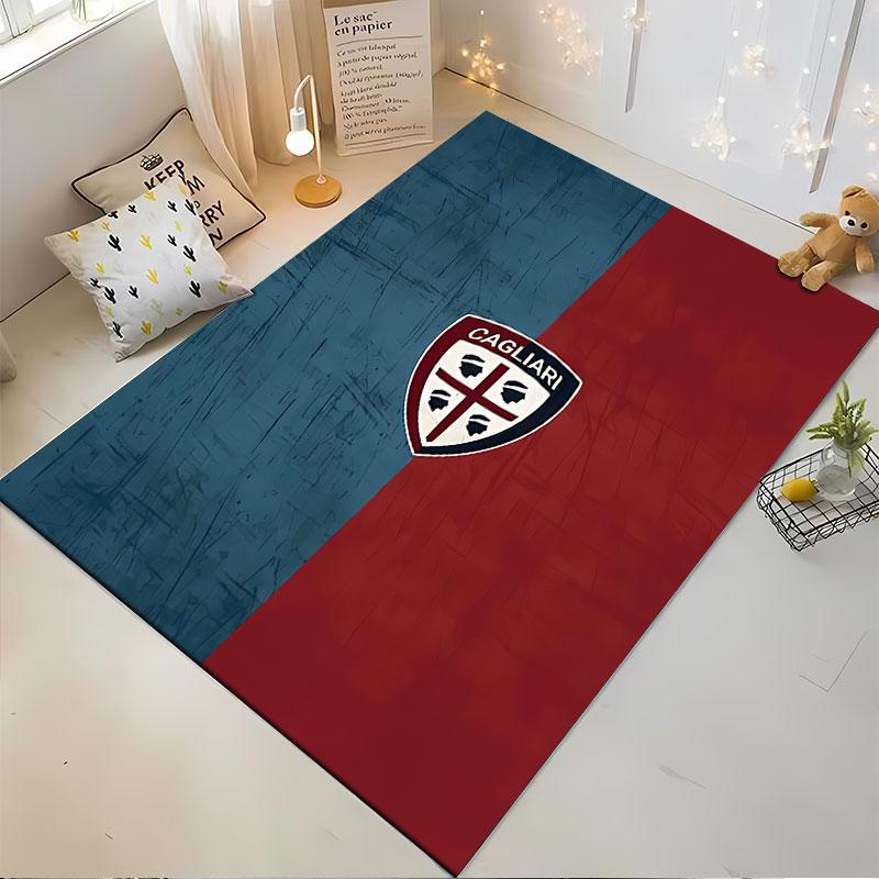Cagliari Emblem Carpet Design suitable as a non-slip mat for the living room or bedroom sofa