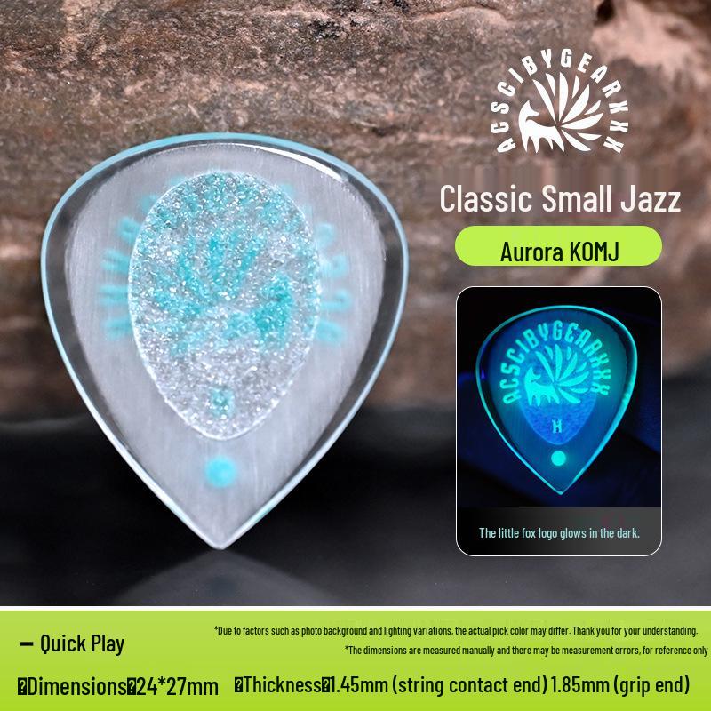 GEARXXX Nine-Tailed Fox Non-Slip Speed Pick for Folk/Electric Guitar & Bass.