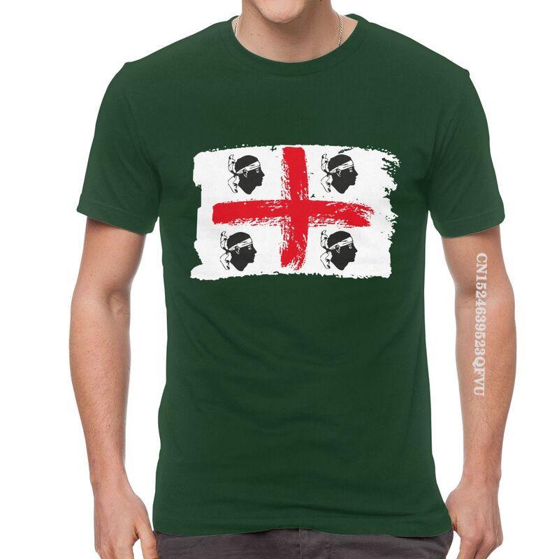 Sardinia Sardegna Flag Italy T Shirts Funny Italian Pride Tshirt Hip Hop T Shirt Men Oversized Tee Harajuku Fast Shipping