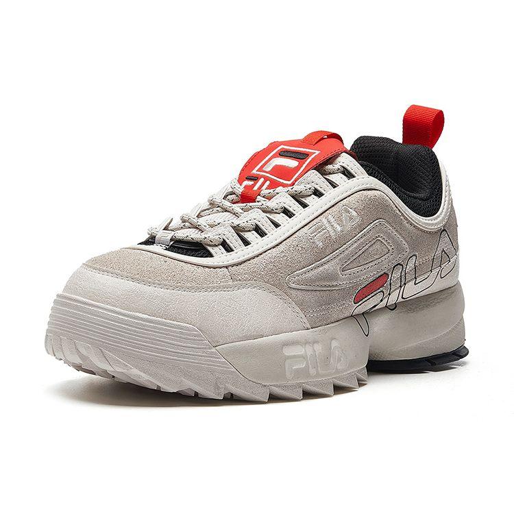 Fila Fusion Кроссовки Lifestyle Disruptor из синтетической кожи на шнуровке, низкие, мужские, серебристые T12M943702FWS