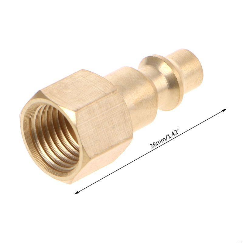 Brass 1/4" NPT Quick Connector Air Hose Fittings Air Compressor Coupler