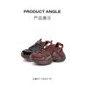 Belle Leisure Fashion Retro Dad Shoes Women 2025 Spring New Comfortable Thick soled Shoes
