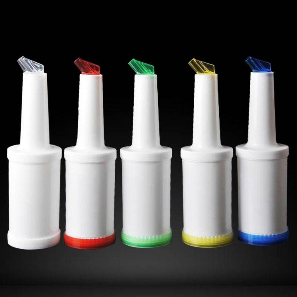 1L with Lid Summer Juice Bottle Plastic Cool Water Bottle Creative Juice Dispensers Containers