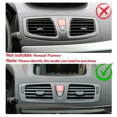 Настоящая мягкая карбоновая наклейка для Renault Megane RS 2009 2010 2011 2012 2013 2014 2015 LHD RHD Центральная консоль автомобиля Выход воздуха